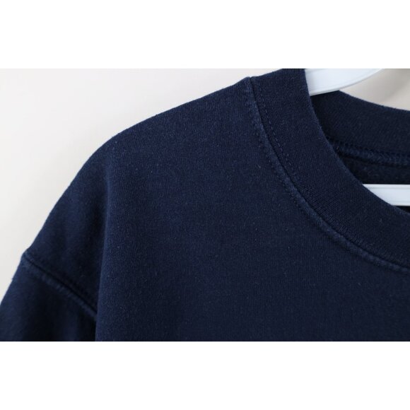 Vtg 90s Womens Small Faded Spell Out University of Michigan Crewneck Sweatshirt - Picture 6 of 13